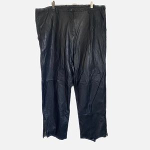 vintage genuine leather pants